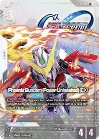 Phoenix Gundam (Power Unleashed) (EX) (LR+) - Starter Deck 10: Generation Pulse - Gundam Card Game card