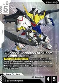 Gundam Barbatos 4th Form (C+) - Starter Deck 10: Generation Pulse - Gundam Card Game card