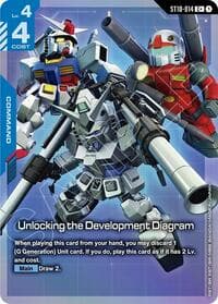 Unlocking the Development Diagram (C+) - Starter Deck 10: Generation Pulse - Gundam Card Game card