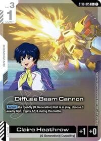 Diffuse Beam Cannon (C+) - Starter Deck 10: Generation Pulse - Gundam Card Game card
