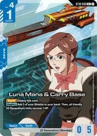 Luna Mana & Carry Base (C+) - Starter Deck 10: Generation Pulse - Gundam Card Game card