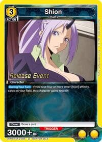 Shion (005) - UE20BT: That Time I Got Reincarnated as a Slime Release Event Cards - Union Arena card