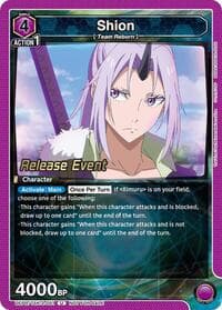 Shion (051) - UE20BT: That Time I Got Reincarnated as a Slime Release Event Cards - Union Arena card