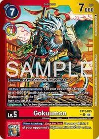 Gokuumon (Limited Foil) - Digital World Shambala - Digimon Card Game card