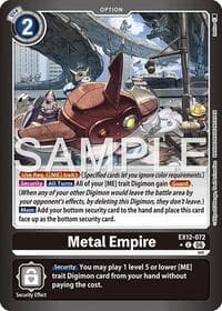 Metal Empire (Limited Foil) - Digital World Shambala - Digimon Card Game card