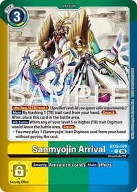 Sanmyojin Arrival (Limited Foil) - Digital World Shambala - Digimon Card Game card