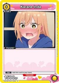 Karane Inda (003) - UE21BT: The 100 Girlfriends Who Really, Really, Really, Really, REALLY Love You - Union Arena card