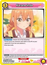 Karane Inda (006) - UE21BT: The 100 Girlfriends Who Really, Really, Really, Really, REALLY Love You - Union Arena card