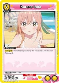 Karane Inda (007) - UE21BT: The 100 Girlfriends Who Really, Really, Really, Really, REALLY Love You - Union Arena card