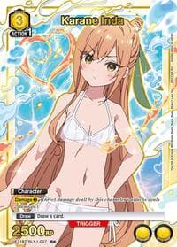 Karane Inda (007) (R*) - UE21BT: The 100 Girlfriends Who Really, Really, Really, Really, REALLY Love You - Union Arena card