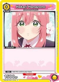 Hakari Hanazono (019) - UE21BT: The 100 Girlfriends Who Really, Really, Really, Really, REALLY Love You - Union Arena card