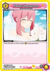 Hakari Hanazono (021) - UE21BT: The 100 Girlfriends Who Really, Really, Really, Really, REALLY Love You - Union Arena card