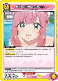 Hakari Hanazono (023) - UE21BT: The 100 Girlfriends Who Really, Really, Really, Really, REALLY Love You - Union Arena card