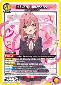 Hakari Hanazono (024) - UE21BT: The 100 Girlfriends Who Really, Really, Really, Really, REALLY Love You - Union Arena card