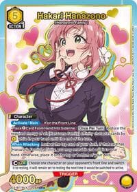 Hakari Hanazono (025) (SR*) - UE21BT: The 100 Girlfriends Who Really, Really, Really, Really, REALLY Love You - Union Arena card