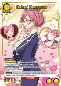 Hahari Hanazono (030) (R*) - UE21BT: The 100 Girlfriends Who Really, Really, Really, Really, REALLY Love You - Union Arena card