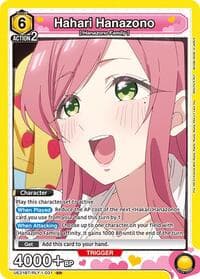 Hahari Hanazono (031) - UE21BT: The 100 Girlfriends Who Really, Really, Really, Really, REALLY Love You - Union Arena card