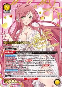 Hahari Hanazono (032) (SR**) - UE21BT: The 100 Girlfriends Who Really, Really, Really, Really, REALLY Love You - Union Arena card