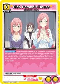 Rich Person's House - UE21BT: The 100 Girlfriends Who Really, Really, Really, Really, REALLY Love You - Union Arena card