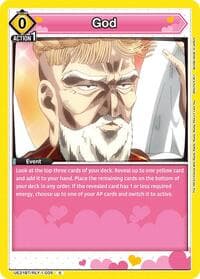 God - UE21BT: The 100 Girlfriends Who Really, Really, Really, Really, REALLY Love You - Union Arena card