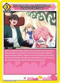 This Embodiment of Faithfulness Is Also a Five-Timer - UE21BT: The 100 Girlfriends Who Really, Really, Really, Really, REALLY Love You - Union Arena card