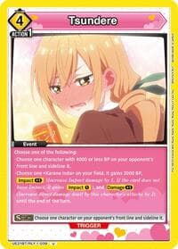 Tsundere - UE21BT: The 100 Girlfriends Who Really, Really, Really, Really, REALLY Love You - Union Arena card