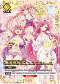 The Girlfriends Who Really, Really, Really, Really, Really Love Me (041) (U***) - UE21BT: The 100 Girlfriends Who Really, Really, Really, Really, REALLY Love You - Union Arena card
