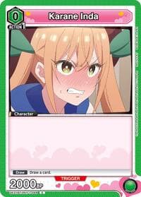 Karane Inda (044) - UE21BT: The 100 Girlfriends Who Really, Really, Really, Really, REALLY Love You - Union Arena card