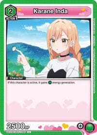 Karane Inda (045) - UE21BT: The 100 Girlfriends Who Really, Really, Really, Really, REALLY Love You - Union Arena card