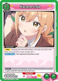 Karane Inda (046) - UE21BT: The 100 Girlfriends Who Really, Really, Really, Really, REALLY Love You - Union Arena card
