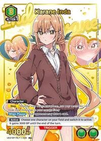 Karane Inda (046) (R*) - UE21BT: The 100 Girlfriends Who Really, Really, Really, Really, REALLY Love You - Union Arena card