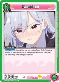 Nano Eiai (049) - UE21BT: The 100 Girlfriends Who Really, Really, Really, Really, REALLY Love You - Union Arena card