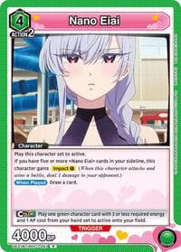 Nano Eiai (051) - UE21BT: The 100 Girlfriends Who Really, Really, Really, Really, REALLY Love You - Union Arena card