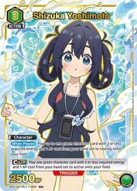 Shizuka Yoshimoto (065) (R*) - UE21BT: The 100 Girlfriends Who Really, Really, Really, Really, REALLY Love You - Union Arena card