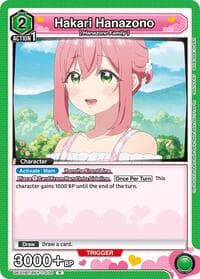 Hakari Hanazono (070) - UE21BT: The 100 Girlfriends Who Really, Really, Really, Really, REALLY Love You - Union Arena card
