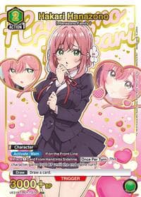 Hakari Hanazono (070) (R*) - UE21BT: The 100 Girlfriends Who Really, Really, Really, Really, REALLY Love You - Union Arena card