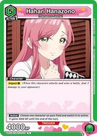 Hahari Hanazono (073) - UE21BT: The 100 Girlfriends Who Really, Really, Really, Really, REALLY Love You - Union Arena card