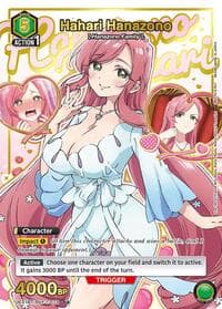 Hahari Hanazono (073) (R*) - UE21BT: The 100 Girlfriends Who Really, Really, Really, Really, REALLY Love You - Union Arena card