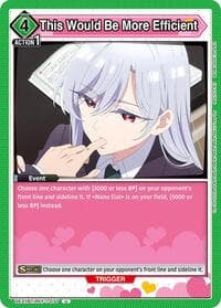 This Would Be More Efficient - UE21BT: The 100 Girlfriends Who Really, Really, Really, Really, REALLY Love You - Union Arena card