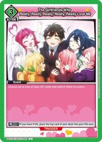 The Girlfriends Who Really, Really, Really, Really, Really Love Me (082) - UE21BT: The 100 Girlfriends Who Really, Really, Really, Really, REALLY Love You - Union Arena card