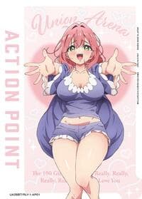 Action Point Card (AP01) - UE21BT: The 100 Girlfriends Who Really, Really, Really, Really, REALLY Love You - Union Arena card