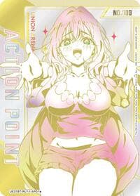 Action Point Card (AP01*) (Serial Numbered) - UE21BT: The 100 Girlfriends Who Really, Really, Really, Really, REALLY Love You - Union Arena card