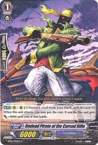 Undead Pirate of the Cursed Rifle - BT06: Breaker of Limits - Cardfight Vanguard card