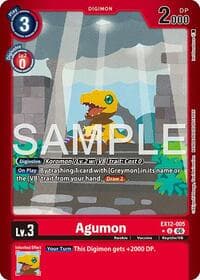 Agumon (Limited Foil) - Digital World Shambala - Digimon Card Game card