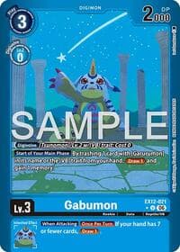 Gabumon (Limited Foil) - Digital World Shambala - Digimon Card Game card