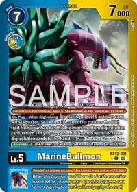 MarineBullmon (Limited Foil) - Digital World Shambala - Digimon Card Game card