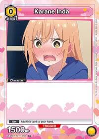 Karane Inda (003) (Box Topper Foil) - UE21BT: The 100 Girlfriends Who Really, Really, Really, Really, REALLY Love You - Union Arena card