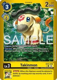 Takinmon (Limited Foil) - Digital World Shambala - Digimon Card Game card