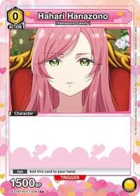 Hahari Hanazono (026) (Box Topper Foil) - UE21BT: The 100 Girlfriends Who Really, Really, Really, Really, REALLY Love You - Union Arena card
