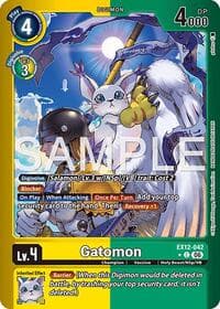 Gatomon (Limited Foil) - Digital World Shambala - Digimon Card Game card